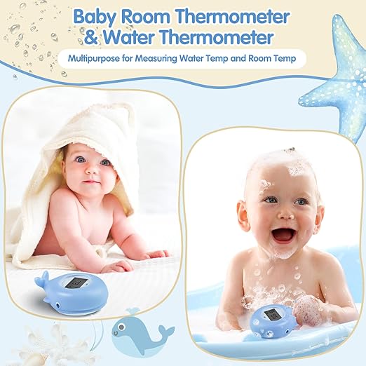 Baby Bath Thermometer, Whale Bath Thermometer Baby Safety