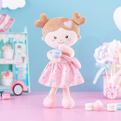 Onetoo First Baby Doll Plush Rag Doll Soft Baby Doll 14"
