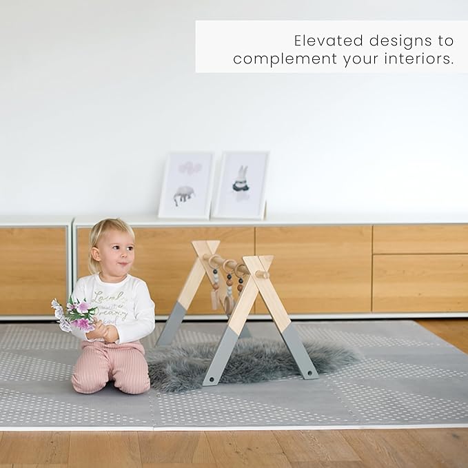 Toddlekind Playmat - Premium Foam Playmat, 4 x 6 feet Premium Quality Foam Play Mat for Babies/Toddlers