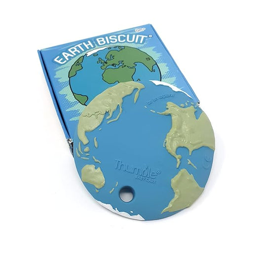 Earth Biscuit Natural Rubber Baby Toy for Teething, Bath time