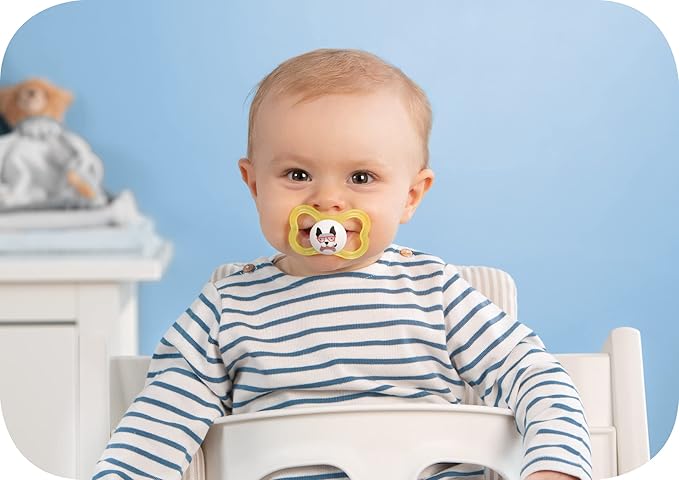 MAM Air Day & Night Baby Pacifier, for Sensitive Skin 16+ Months, 4 Count