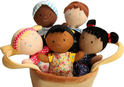 Basket of Buddies 8" Plush Diversity Dolls | Toddler Dolls 5