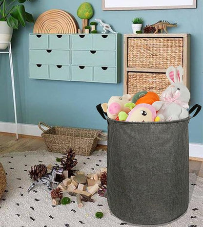 Round Laundry Hamper Storage Basket Organizer Hamper Storage Bins