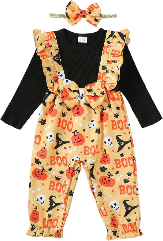 Newborn Baby Girls One Piece Romper Jumpsuit Cute Floral Print