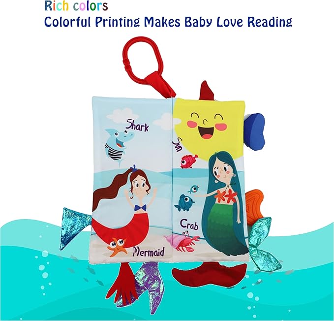 Baby Books 0-6 Months Mermaid Baby Books 6 to 12 0-3 Months 6-12-18 Months