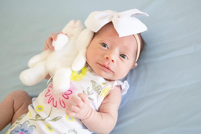 Furry Friend Pacifier Plush Toy - Ultra Soft Cuddly 100% Polyester with Medical Grade Silicone Pacifier (Color Varies), Machine Washable