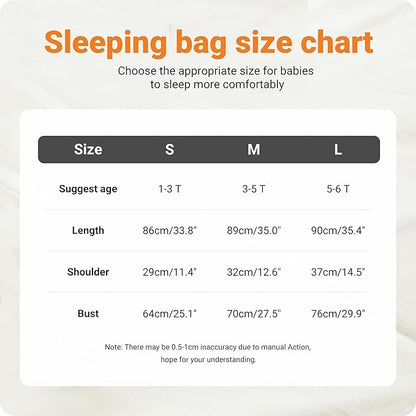 Baby Sleeping Sack Sleeveless, Toddler Sleeping Bag with Legs