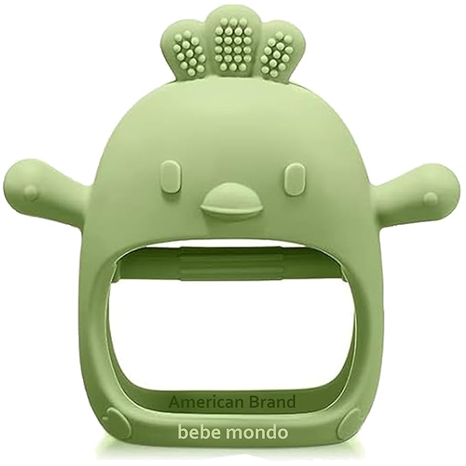 Bebe Never Drop Teething Toys for Babies 0-6months, Infants New Born Chew Toys for Teething Relief Pacifier,0-3 Months