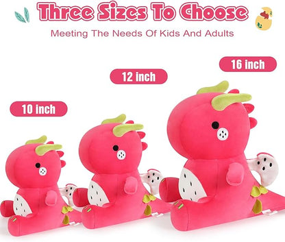 Ditucu Cute Dragon Fruit Dinosaur Stuffed Animals Plush Toys Dolls 16 inch