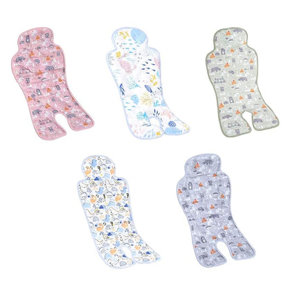 Gel Car Seat Cooler Pad, Summer Soft Breathable Cooling Pad Ice Cushion for Babies, Washable Summer Cooler Mat for Stoller, High Chair, Safety Seat