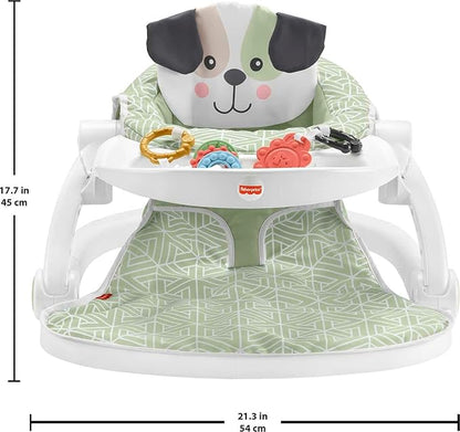 Fisher-Price Baby Portable Baby Chair Sit-Me-Up Floor Seat with Snack