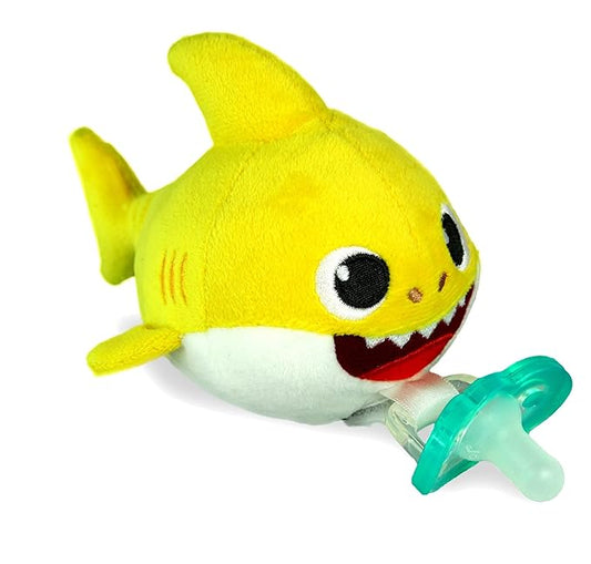 Baby Shark RaZbuddy JollyPop Pacifier Holder w/Removable Baby Pacifier - 0m+