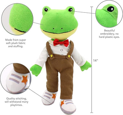 Playtime by Eimmie Plushible Rag Doll - Soft Dolls for Baby, Boys 14 Inch