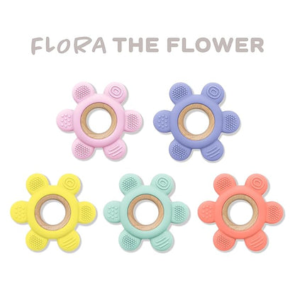 BAMBAM Baby Premium Silicone Teething Ring Toy ??100% BPA Free, Child Safety Tested 0-6, 3-6 6-12 Months