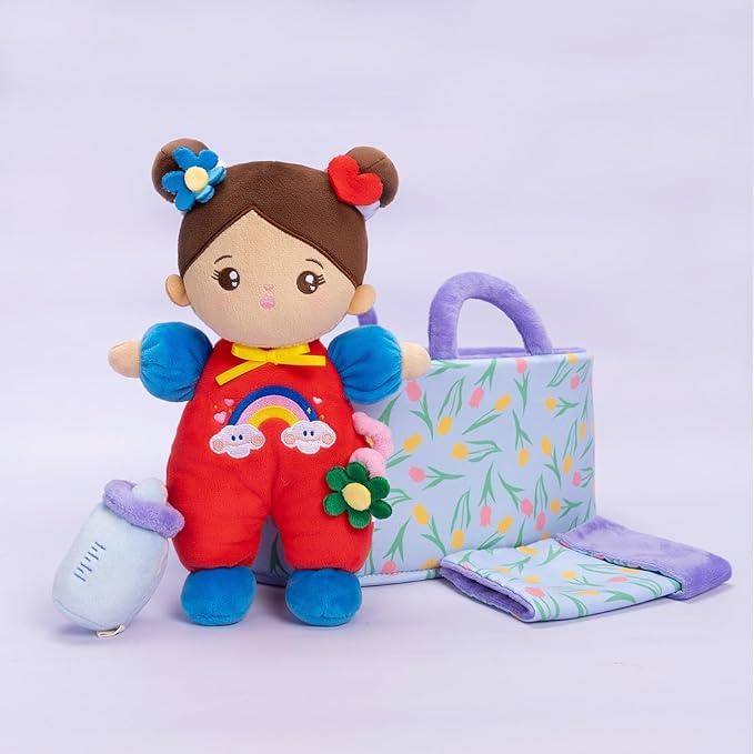 OUOZZZ 10" Soft Baby Doll Gift Set - First Baby