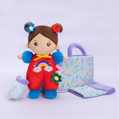 OUOZZZ 10" Soft Baby Doll Gift Set - First Baby