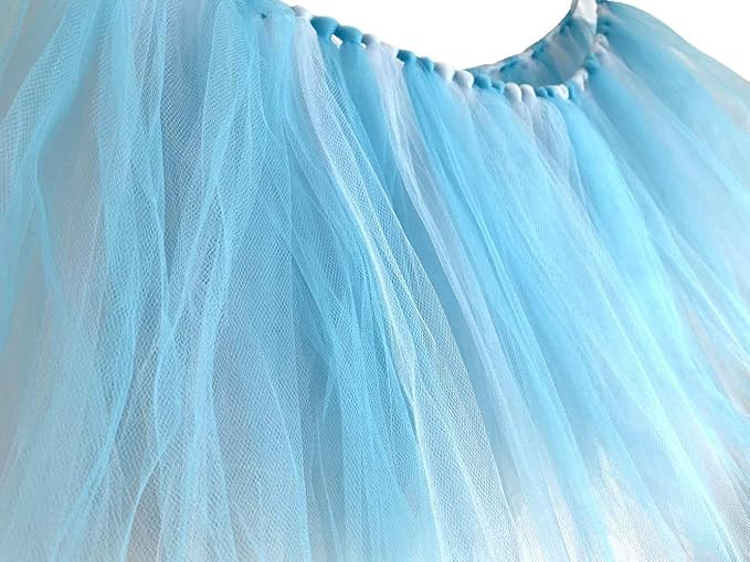 Blue 1st Birthday Boy Baby High Chair Tutu Decoration and
