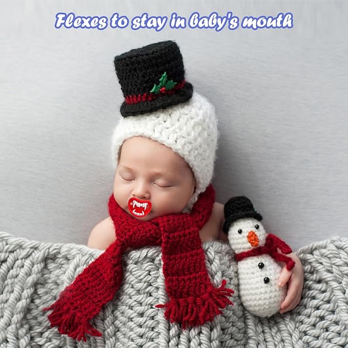 Funny Baby Pacifiers Mustache Pacifiers BPA Free 4 Pack Baby