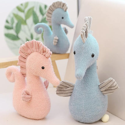 Stuffed Sea Horse Plush Animals Toys Seahorse Dolls Decorations Gifts 8.6 Inches