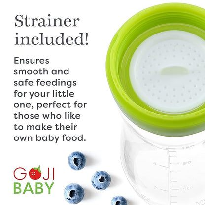 4 oz Silicone Baby Food Dispensing Spoon - 2 Pack - Great for 4+ Month Infants - Includes Stopper - Easy to Use and Mess-Free - Precise Food-Release Feeder - Great for Travel (Green)