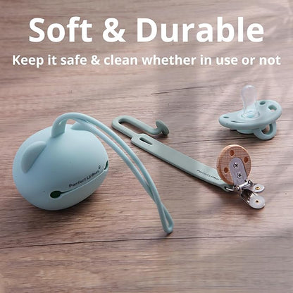 Pacifier & Accessories | Purrfect Lil'Ones Silicone Pacifier, Pacifier Clip & Pacifier Case