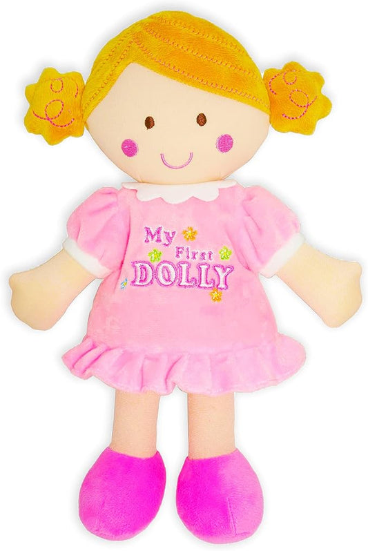 June Garden 12" My First Doll Kaitlyn - Soft Plush Baby Doll