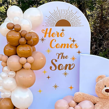 Baby Shower Party Decal Here Comes The Son Backdrop Decal