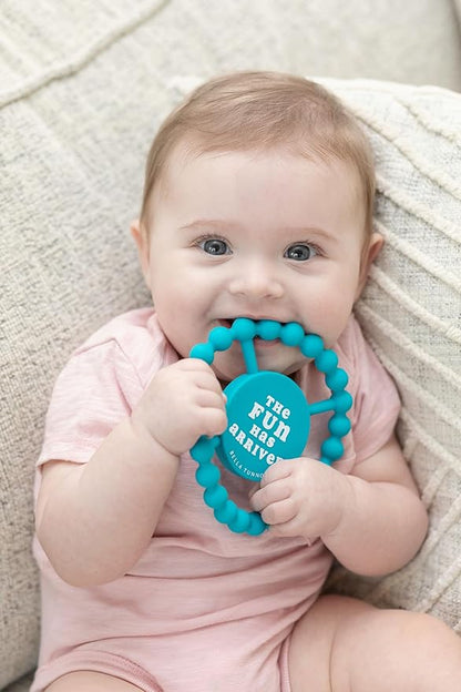 Bella Tunno Happy Teether ??Soft & Easy Grip Baby Teether Toy, Silicone Teether Ring to Help Soothe Gums