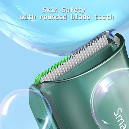 Baby Hair Clippers, Electric Quiet Vacuum Hair Clipper for Kids, Baby Hair Cutting Kit for Child Aged 0-12, Ceramic Blade Rechargeable Waterproof Trimmer, Infants Toddlers Children and Autism