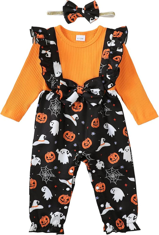Newborn Baby Girls One Piece Romper Jumpsuit Cute Floral Print