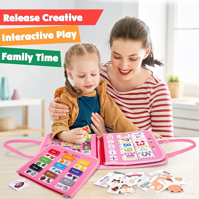 HONGDDY Busy Board Montessori Toys for Toddler, Sensory Board Toy