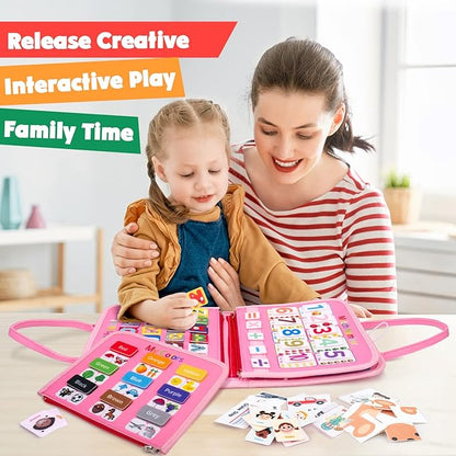 HONGDDY Busy Board Montessori Toys for Toddler, Sensory Board Toy