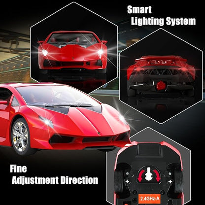GUOKAI Remote Control Car, 1/24 Scale RC Sport Racing Toy Car