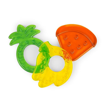 Bright Starts Juicy Chews 3-Pack Textured Teethers - Watermelon, Pineapple 3 Months