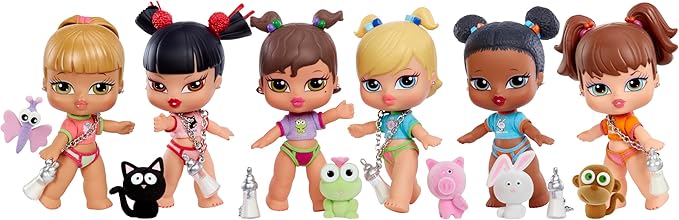 Bratz Babyz Fianna Collectible Fashion Doll with Real Fashions and Pet