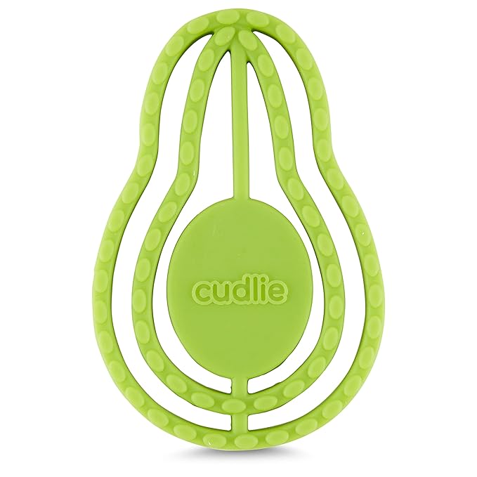 Cudlie 2-Pack Food Grade Silicone Teether - BPA Free, Fun