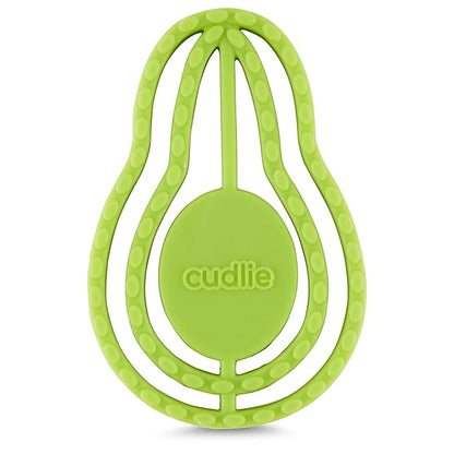 Cudlie 2-Pack Food Grade Silicone Teether - BPA Free, Fun