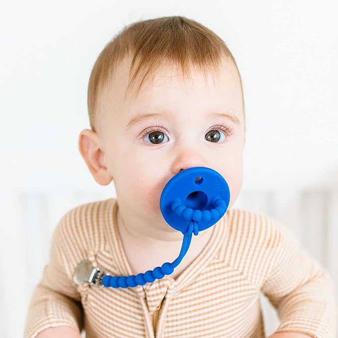 Ryan & Rose Cutie PAT Pacifier Teether (Slant, Memphis)