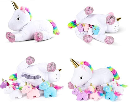 16inch Unicorn Stuffed Animals PlaySet- Unicorn Doll Toy Gifts 4 Baby