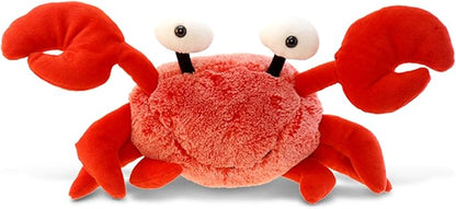 DolliBu Red Crab Stuffed Animal - Super Soft Crab Plush Toy, Cute Crab Ocean Stuffed Animal for Boys and Girls -12 Inches