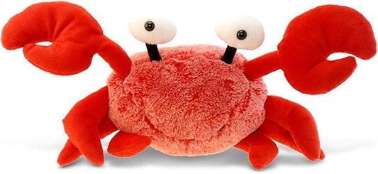 DolliBu Red Crab Stuffed Animal - Super Soft Crab Plush Toy, Cute Crab Ocean Stuffed Animal for Boys and Girls -12 Inches