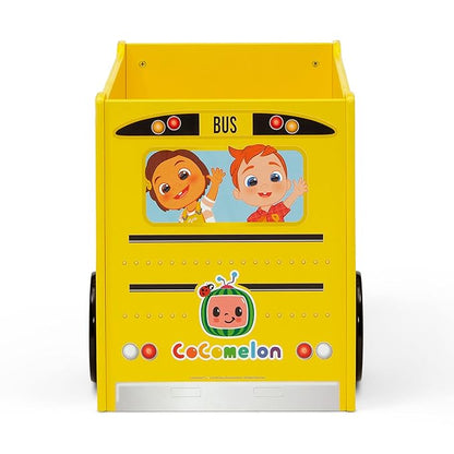 Delta Children CoComelon School Bus Toy Box + Delta Children