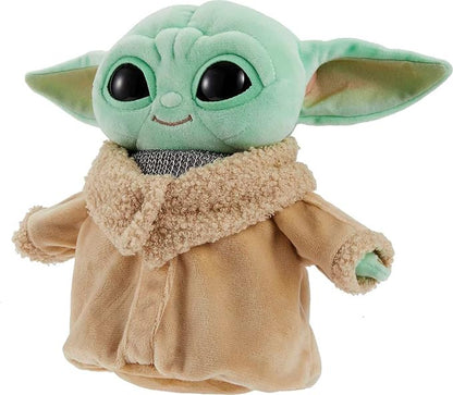Star Wars Grogu Plush with Beskar Armor, Soft Doll Inspired by Star Wars Mandalorian Book of Boba Fett