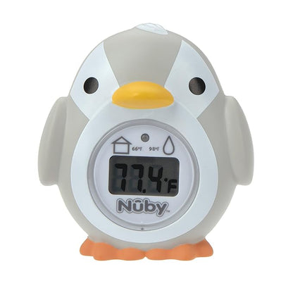 Nuby Bath and Room Digital Thermometer - Baby Thermometer for Safe and Cozy Bath and Room Temperatures