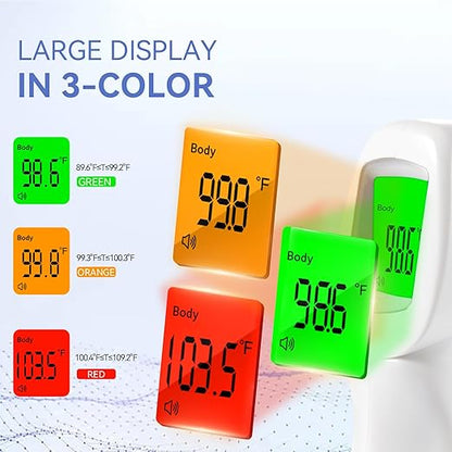 Berrcom Non Contact Forehead Thermometer Digital No-Touch Infrared Thermometer 3 1 for