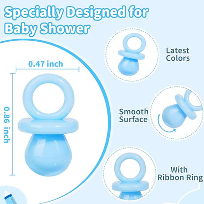 Baby Shower Pacifiers, 150 Mini Pacifiers for Baby Shower