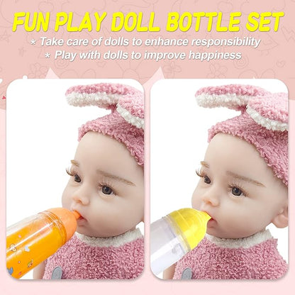 Doll Bottle Set, Baby Doll Disappearing Magic Bottles - 6 6 in