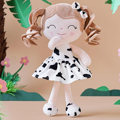 Gloveleya Baby Dolls Soft Snuggly First Baby Girl Gifts Plush 12inches Animal