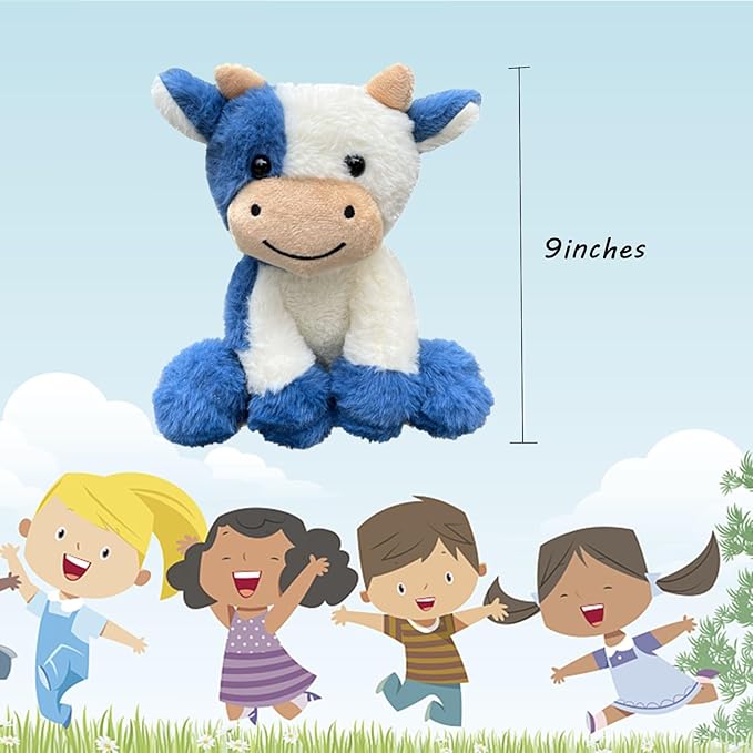 9 inches Cow Stuffed Animal Soft Plush Cute Cow Doll
