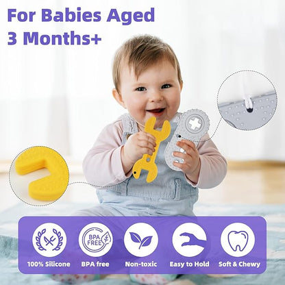 Chuya Baby Teething Teether Toys for Infant Toddlers Relief of